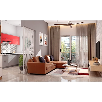 A Compact Living Cum Dining Room-1