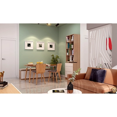 A Compact Living Cum Dining Room-3