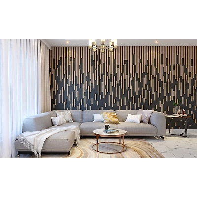 An Opulent Living Room Design With A Splendid 3D Wallpaper Design-4