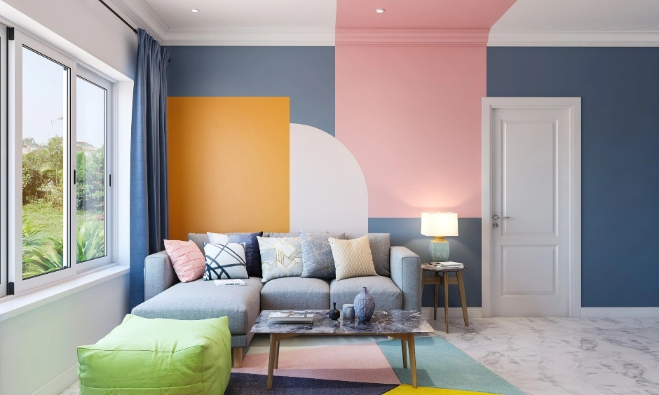 A Multicoloured Living Room Design For Millennials-5