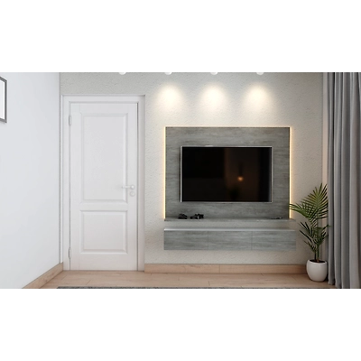 An Off White Bedroom With An Hydraulic Lift Space-Saving Bed-4