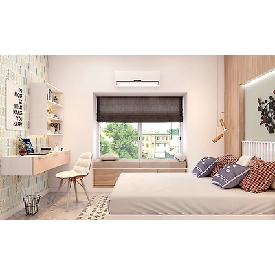 A Soothing Bedroom With Walk-In Dressing Room-3