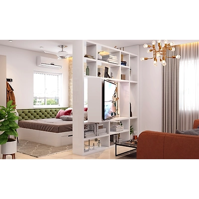 A Modern Living Room Cum Bedroom-6