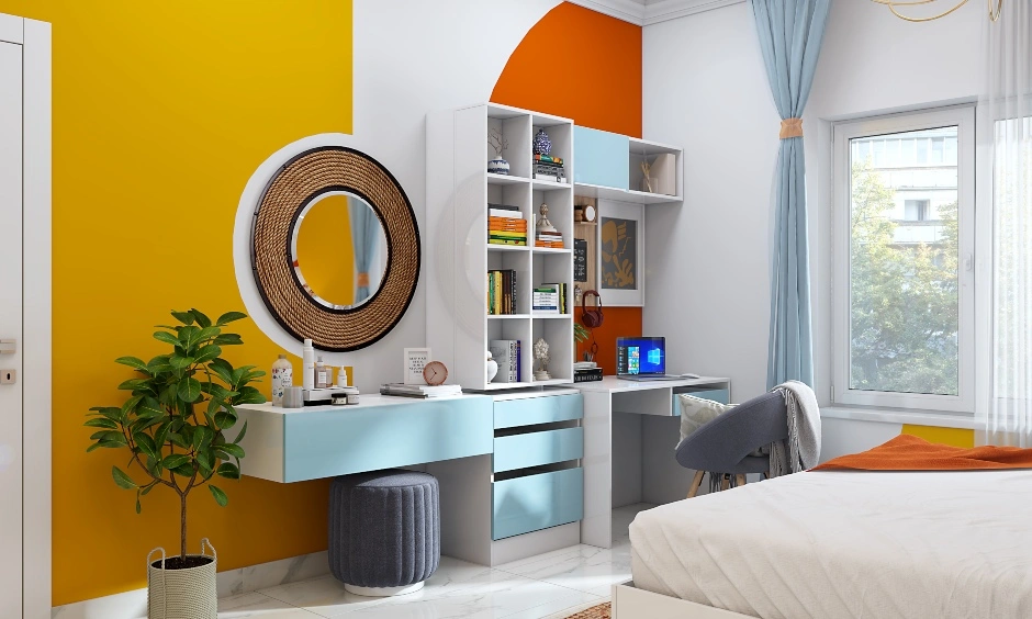 A Multicoloured Eclectic Bedroom Design-3