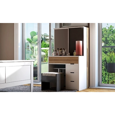 A Bedroom Interior Design With A Dressing Table-2