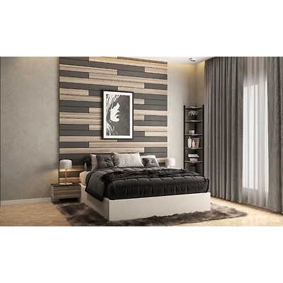 Modern Style Bedroom Interior With A Box Bed-DC611