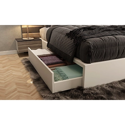 Modern Style Bedroom Interior With A Box Bed-2