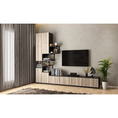 Modern Style Bedroom Interior With A Box Bed-5