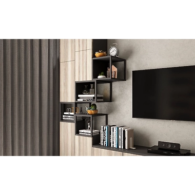 Modern Style Bedroom Interior With A Box Bed-6