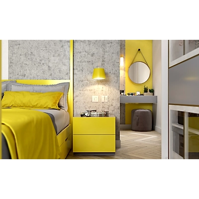 A Bedroom Design With A Dressing Space-1