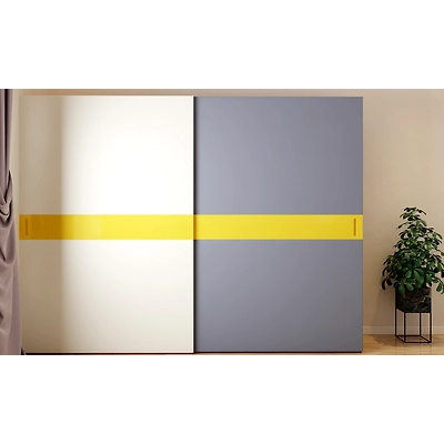 A Bedroom With A Sliding Door Wardrobe-2