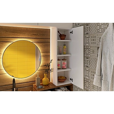 A Yellow, White And Grey Bathroom Design-2