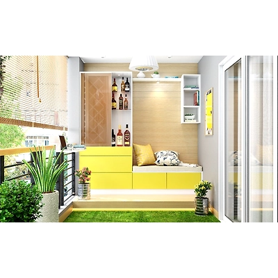 A Balcony Design With A Smart Bar Unit-DC651