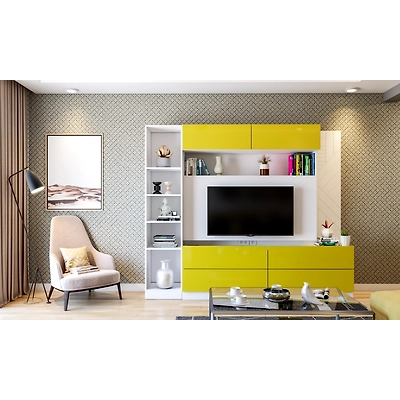 A Warm And Cozy 3BHK Flat Design With All The Comfort You Need-2