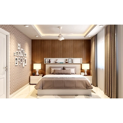 A Warm And Cozy 3BHK Flat Design With All The Comfort You Need-5