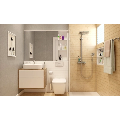 A Vibrant and Fun 3BHK Flat Interior Design-2