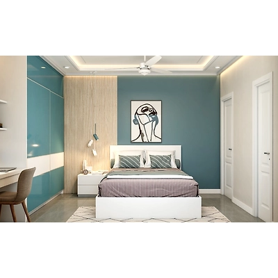 A Vibrant and Fun 3BHK Flat Interior Design-6
