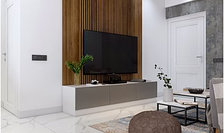 A Luxurious 3BHK Flat Designed With Classy Interiors