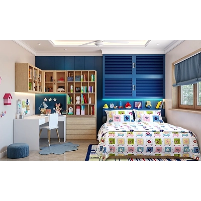 An Eclectic 3BHK Design With A Variety Of Colours, Patterns and Furnishings-1