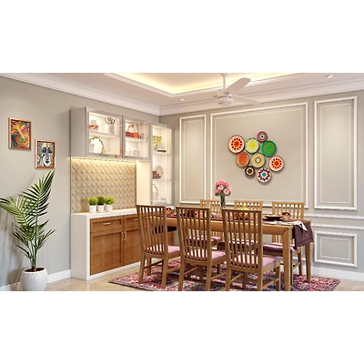 An Eclectic 3BHK Design With A Variety Of Colours, Patterns and Furnishings-9