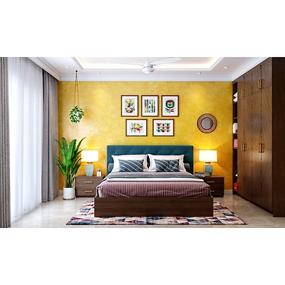 An Eclectic 3BHK Design With A Variety Of Colours, Patterns and Furnishings-10