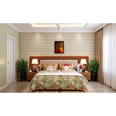 An Eclectic 3BHK Design With A Variety Of Colours, Patterns and Furnishings-12
