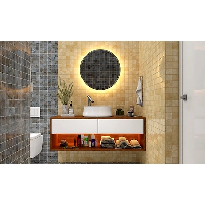 A Quaint 3BHK With Modern Space-Saving Furniture Pieces-7