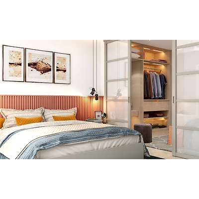 A Quaint 3BHK With Modern Space-Saving Furniture Pieces-11