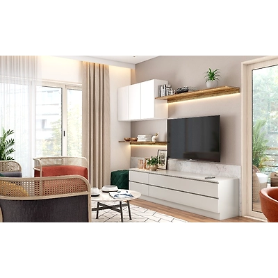 A Quaint 3BHK With Modern Space-Saving Furniture Pieces-15