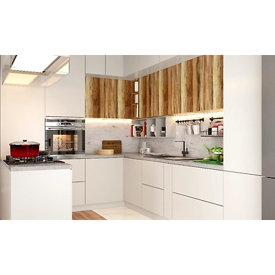 A Quaint 3BHK With Modern Space-Saving Furniture Pieces-16