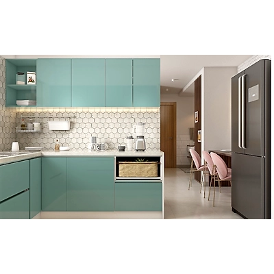 A Compact 1 BHK Home Design With A Mix Of Finishes And Textures-6
