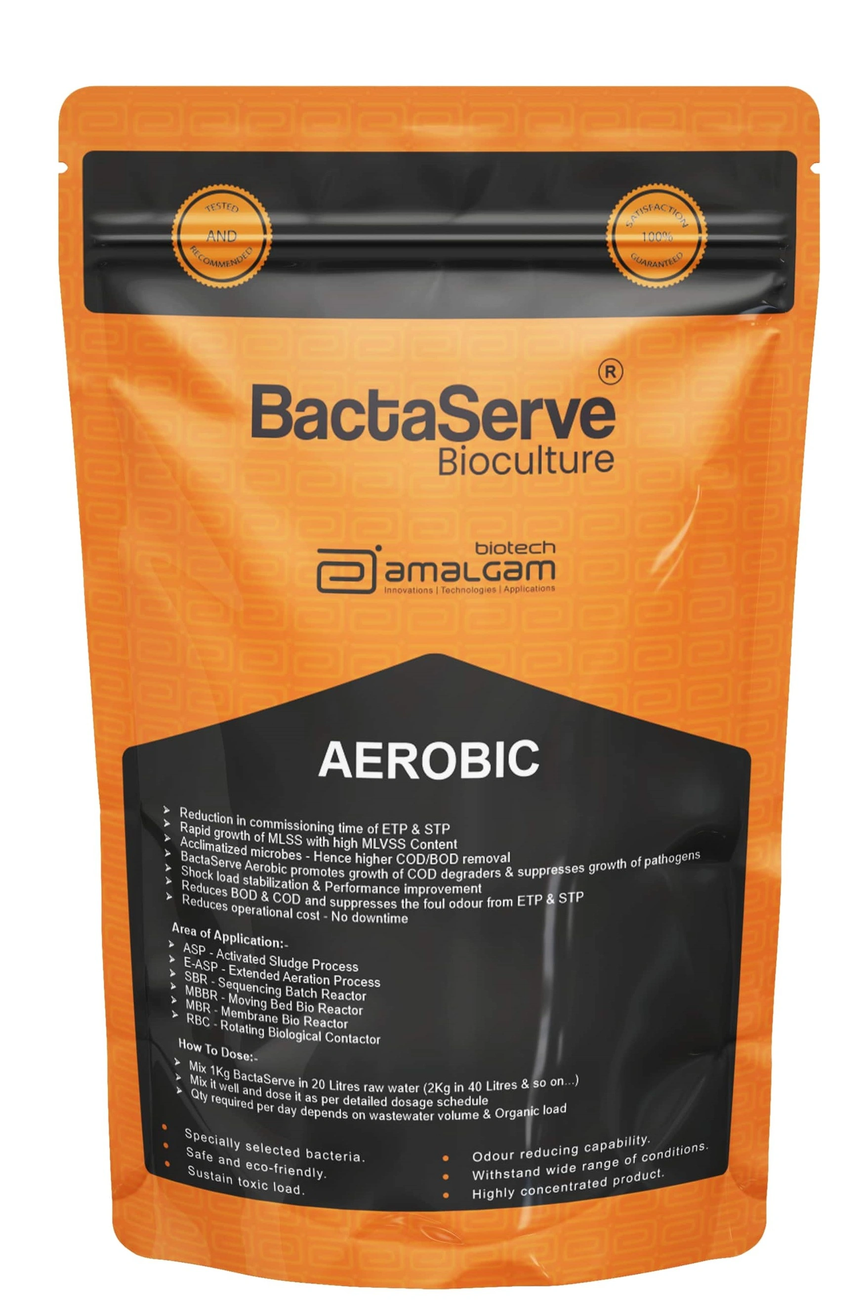 BactaServe – Aerobic 1kg (Biocultural For Wastewater Treatment) Advanced Aerobic Microbial Solution for Wastewater Treatment-11640552