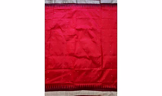 Sambalpuri Silk Saree (Red) By Koustuva Exports