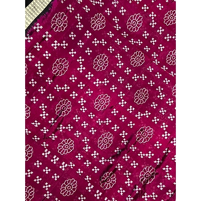 Sambalpuri Silk Saree (Maroon & Black) By Koustuva Exports