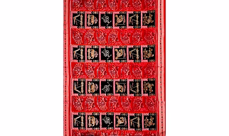 Sambalpuri Silk Saree (Red & Black) By Koustuva Exports