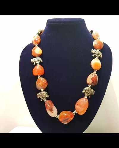 Designer Carnelian Necklace-PAYEXIM001