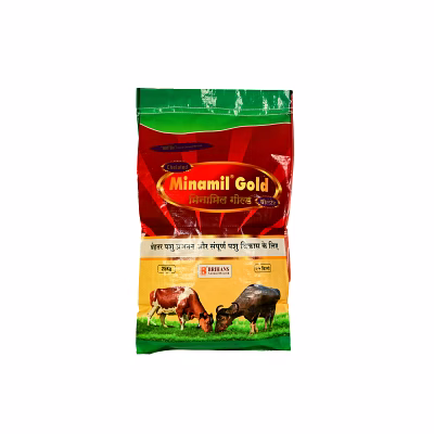 minamil gold- feed supplement of vitamins and minerals for poultry, livestock and fish