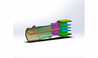 Coal Burners / Coal Compartment Assy – Burners & Combustion Systems – Ceramic Lining, Coal, Duct