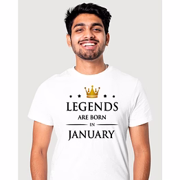 legends are born in january-white