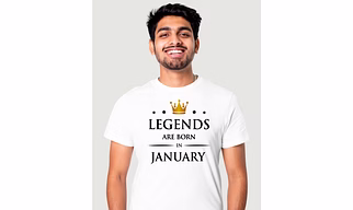 Legends are born In JANUARY-white