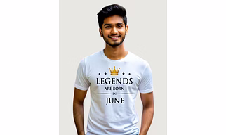 Legends are born In JUNE- White