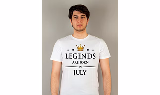 Legends are born In JULY- White