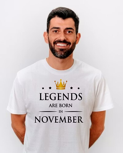 Legends are born In JULY- White-4
