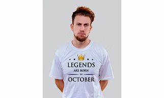 Legends are born In OCTOBER-white