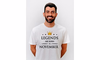 Legends are born In NOVEMBER-white