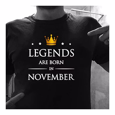 legends are born in november