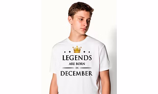 Legends are born In DECEMBER-white