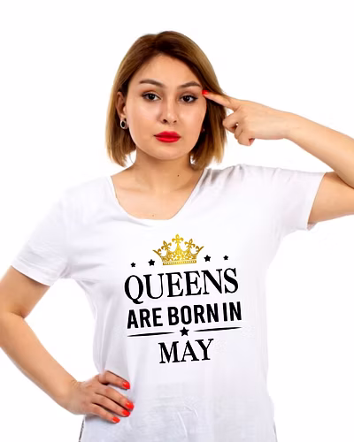 Queens Are Born In APRIL-White-1