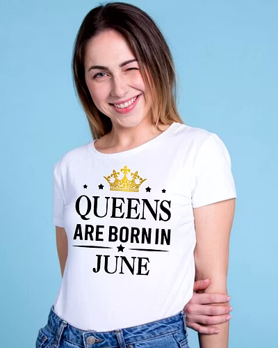 Queens Are Born In APRIL-White-2
