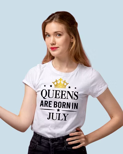 Queens Are Born In APRIL-White-3